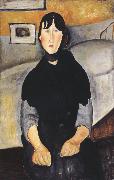 Amedeo Modigliani, Young Woman of the People (mk39)